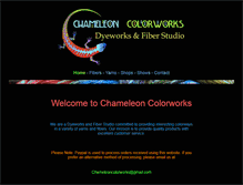 Tablet Screenshot of chameleoncolorworks.com